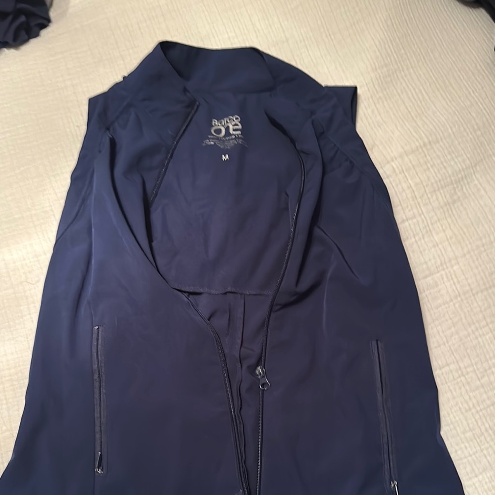 Navy Blue scrub vest